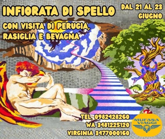 INFIORATA DI SPELLO VIAGGI DI GRUPPO IN BUS
