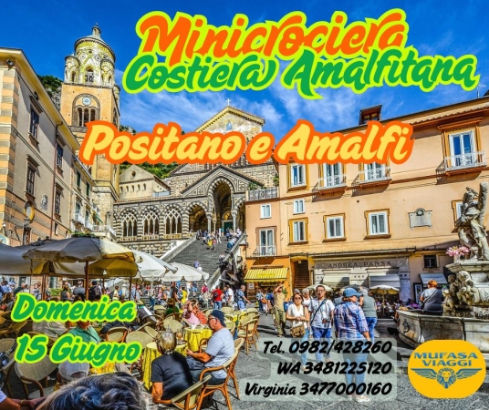 MINICROCIERA COSTIERA AMALFITANA 2025 VIAGGI DI GRUPPO IN BUS