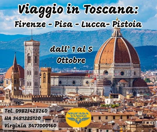 VIAGGIO IN TOSCANA VIAGGI DI GRUPPO IN BUS